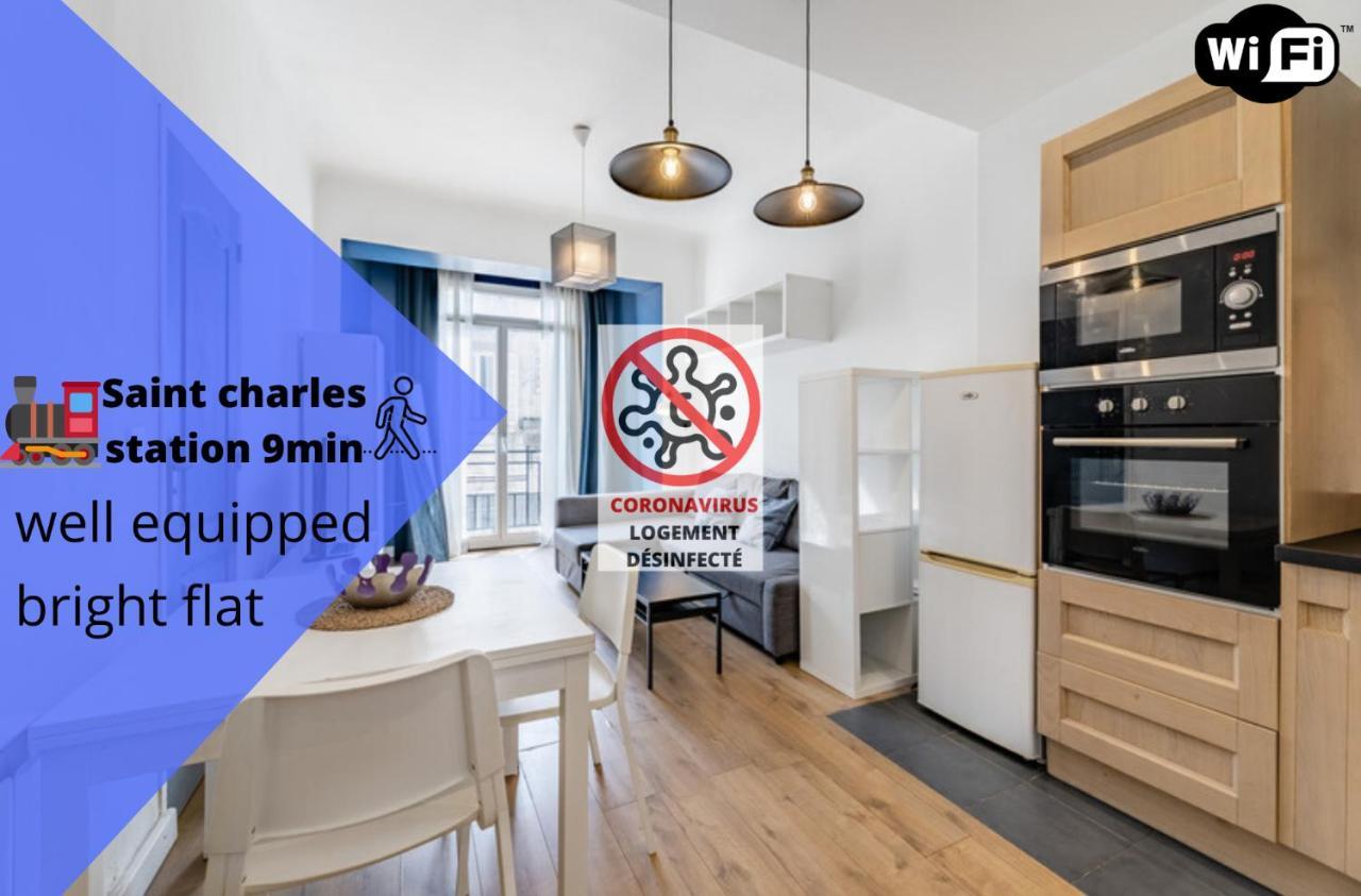 Charming Bright And Equipped Apartment Марсилия Екстериор снимка